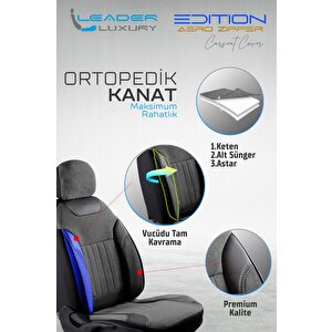 Dodge Nitro Lüx Keten Oto Koltuk Kılıfı Ön Arka Takım Edition Füme Füme