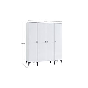 Whi̇te 4lü Ranza Set 3