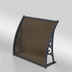 Plastik Sundurma Antrasit - Bronz 120x100 cm