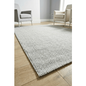 Modern Halı Sisal Bukleli Halı Gümüş Halı Salon Halısı Oturma Odası Halısı Koridor Halısı Yolluk 100x100 cm