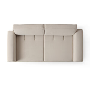 Edsy Home Roma 3+3+1 Koltuk Takımı Krem + Pembe