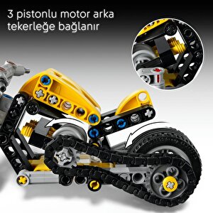 Lego 42225 Technic Sarı Motosiklet