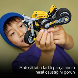 Lego 42225 Technic Sarı Motosiklet