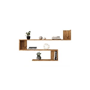 Wall R10 Modern Duvar Rafı Kitaplık Atlantik Çam Wal10-a Beyaz