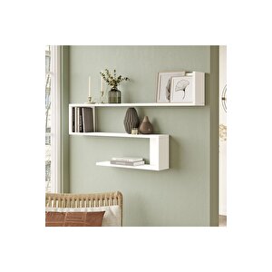 Wall R10 Modern Duvar Rafı Kitaplık Wal10-w Atlantik Çam