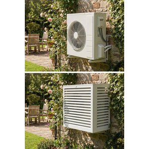 Klima Motoru/dış Ünite Gizleme/koruma Kafesi Xs 7000 Btu-9000 Btu 86x44x65(h) Açısız Condor Beyaz
