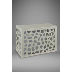Klima Motoru/dış Ünite Gizleme/koruma Kafesi M 180000 Btu - 24000 Btu 110x56x85(h) Stone Açık Gri