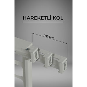 Klima Motoru/dış Ünite Gizleme/koruma Kafesi M 18000 Btu - 24000 Btu 110x56x85(h) Cormoran Açık Gri
