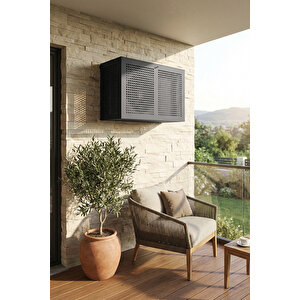 Klima Motoru/dış Ünite Gizleme/koruma Kafesi Xs 7000 Btu - 9000 Btu 86x44x65(h) Square Antrasit