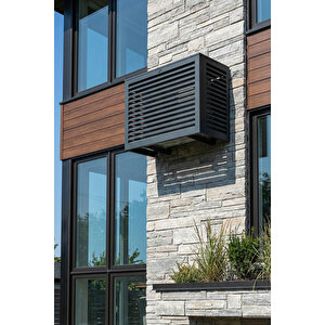 Klima Motoru/dış Ünite Gizleme/koruma Kafesi Xs 7000 Btu-9000 Btu 86x44x65(h) Açısız Condor Antrasit