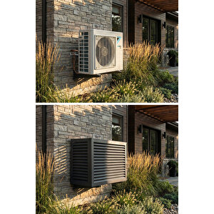 Klima Motoru/dış Ünite Gizleme/koruma Kafesi Xs 7000 Btu-9000 Btu 86x44x65(h) Açısız Condor Antrasit