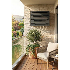 Klima Motoru/dış Ünite Gizleme/koruma Kafesi Xs 7000-9000 Btu 86x44x65(h) Alüminyum Stage Antrasit