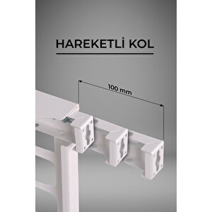 Klima Motoru/dış Ünite Gizleme/koruma Kafesi Xl 120x62x150(h) Alüminyum Stone Beyaz