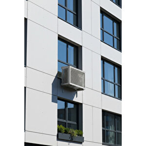 Klima Motoru/dış Ünite Gizleme/koruma Kafesi M 180000-24000 Btu 110x56x85(h) Açılı Condor Açık Gri