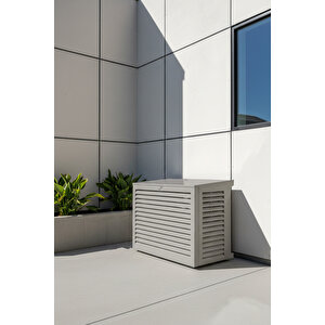 Klima Motoru/dış Ünite Gizleme/koruma Kafesi M 180000-24000 Btu 110x56x85(h) Açılı Condor Açık Gri