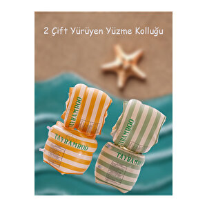 Fuuny Yürüyen Yüzme Kolluk Her Yaşa Uygun İki Çift Çocuk Kolluk Yüzme Kolluk Deniz Kolluk Çok Renkli