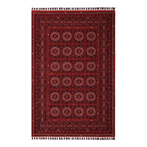 Buhara 1151 Kırmızı Pamuk Taban Halı 80x150 cm