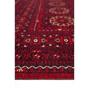 Buhara 1151 Kırmızı Pamuk Taban Halı 80x150 cm