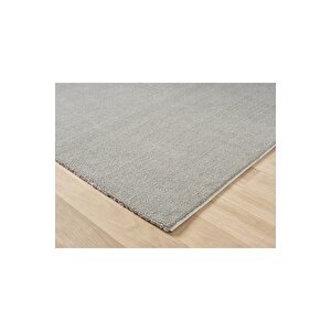 Seyran Bali 4005 Gri Düz Renk Spor Tozumaz Yumuşak Dokulu Shaggy Halı Salon Oturma Odası Halısı 100x350 cm