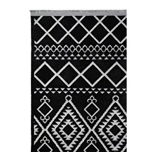 Cool 405 Siyah Dokuma Taban Halı 80x150 cm