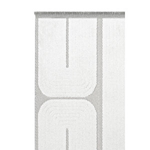 Halı Sepeti Opela En304 Gri Yumuşak Dokulu İskandinav Bohem Tozumaz Salon Oturma Yolluk 100x350 cm