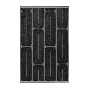 Halı Sepeti Opela En304 Antrasit Yumuşak Dokulu İskandinav Bohem Tozumaz Salon Oturma Yolluk 100x350 cm