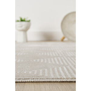 Gusto Serisi 901 - Bej Renk - Modern Zarafet - Salon & Oturma Odası Halısı 100x300 cm