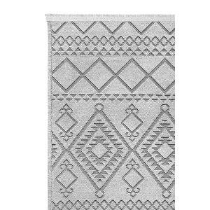 Cool 405 Gri Dokuma Taban Halı 100x150 cm