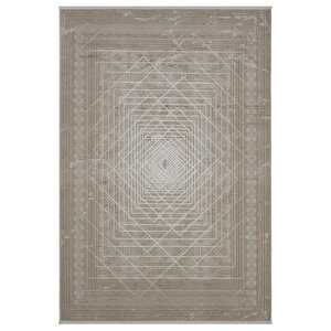 Gusto Serisi 906 - Vizon Renk - Modern Zarafet - Salon & Oturma Odası Halısı 160x230 cm