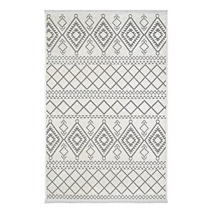 Cool 405 Krem Dokuma Taban Halı 120x400 cm