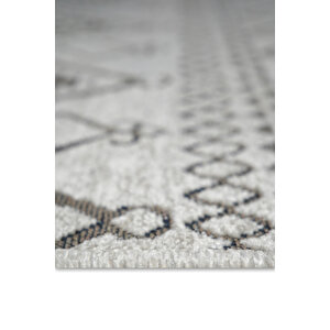 Cool 405 Krem Dokuma Taban Halı 120x400 cm