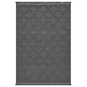 Ruby 1550 Antrasit - Salon & Oturma Odası Halısı - Sade, Zarif Ve Estetik 80x400 cm