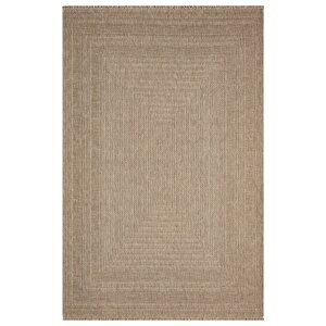 Seyran İndia 668 Bej Hav Toz Tutmayan Modern Jüt Desen Salon Mutfak Halısı 80x300 cm