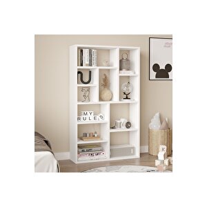 Korrion Kitaplık 124cm Beyaz Kor1-w Beyaz