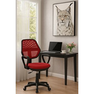 Ofis Koltuğu, Büro Koltuğu, Berjer ,çalışma Sandalyesi, Oyuncu Koltuğu, Ofis Sandalyesi Kırmızı