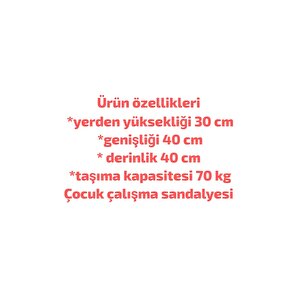Çocuk Çalışma Koltuğu, Çocuk Aktivite Sandalyesi, Çocuk Tv Koltuğu