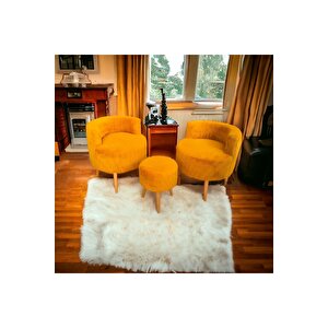 Köşe Takım,çay Seti Ikili Koltuk Berjer Ve Puf Takımı (salon, Balkon, Ofi̇s) 3 Lü Takım