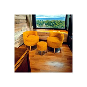 Köşe Takım,çay Seti Ikili Koltuk Berjer Ve Puf Takımı (salon, Balkon, Ofi̇s) 3 Lü Takım
