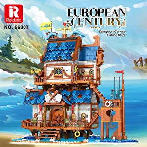 Reobrix Technic 66007 Balıkçı Evi Yaratıcı Yapı Blok Seti Building Blocks (fishing Store)-2450 Parça