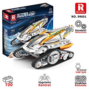 Reobrix Technic 99001 Kaşif (star Revenge:explorer) Kumanda&motorlu Yaratıcı Yapı Blok Seti Building Blocks - 700 Parça