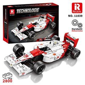 Reobrix Technic 11039 1/8 Mclaren Formula 1 Araba Yaratıcı Yapı Blok Seti Building Blocks -2800parça