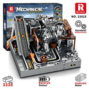 Reobrix Technic 22023 Maden Makinesi Kumanda&motorlu Yaratıcı Yapı Blok Seti Building Blocks (mining Machinery)-3338parça