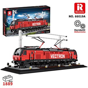 Reobrix Technic 66019 Yolcu Treni Vectron (european Electric Passenger Train) Yaratıcı Yapı Blok Seti Building Blocks - 1757 Parça