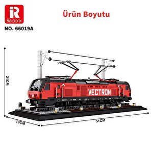 Reobrix Technic 66019 Yolcu Treni Vectron (european Electric Passenger Train) Yaratıcı Yapı Blok Seti Building Blocks - 1757 Parça