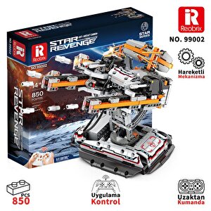 Reobrix 99002 Uçaksavar Topu (star Revenge Anti-aircraft Connon)kumanda&motor Yaratıcı Yapı Blok Seti