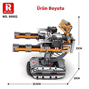 Reobrix 99002 Uçaksavar Topu (star Revenge Anti-aircraft Connon)kumanda&motor Yaratıcı Yapı Blok Seti