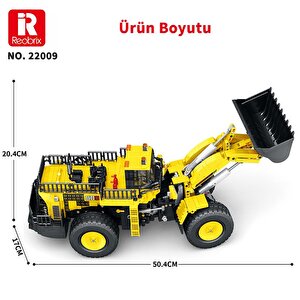 Reobrix 22009 Dozer Kamyon Kumanda&motorlu Yaratıcı Yapı Blok Seti Building Block (mechanical Loader)- 1876 Parça