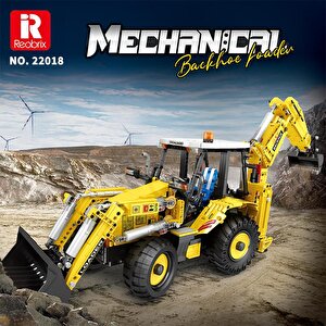 Reobrix Technic 22018 Rc Caterpillar Bulldozer Kumandalı&motorlu Yaratıcı Yapı Blok Seti Building Blocks - 2231 Parça