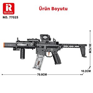 Reobrix 77025 Mcx Saldırı Tüfeği Yaratıcı Yapı Blok Seti Building Blocks (assault Rifle) -1589 Parça
