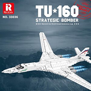Reobrix 33036 Sovyet Tu-160 Strateji Bombardıman Jet Uçağı Yaratıcı Yapı Blok Seti (tu-160 Strategic Bomber Aircraft) - 1598 Parça